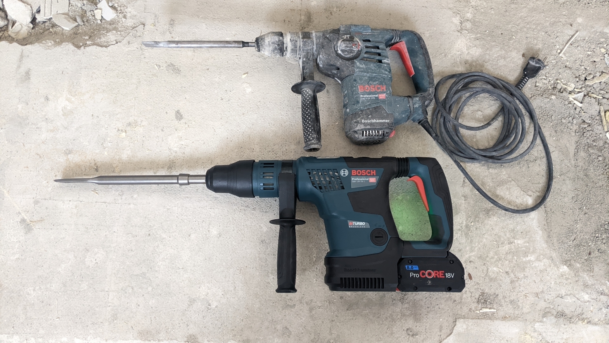 Bosch GBH 18V-36 C für meine Badsanierungbewertung